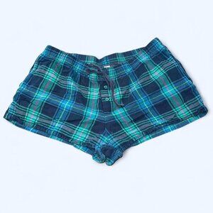 Stars Above Plaid Lounge Shorts